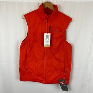 Rab Men's Xenair Insulated Outdoor Active Hiking Vest Firecracker Orange Size M